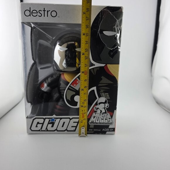 2008 Hasbro Mighty Muggs G.I.‎ Joe Destro w/Pistol Collectible Vinyl Figure NEW - Picture 9 of 9